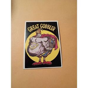1983 General Mills Zero Heroes Trading Card Sticker Card Vintage #16